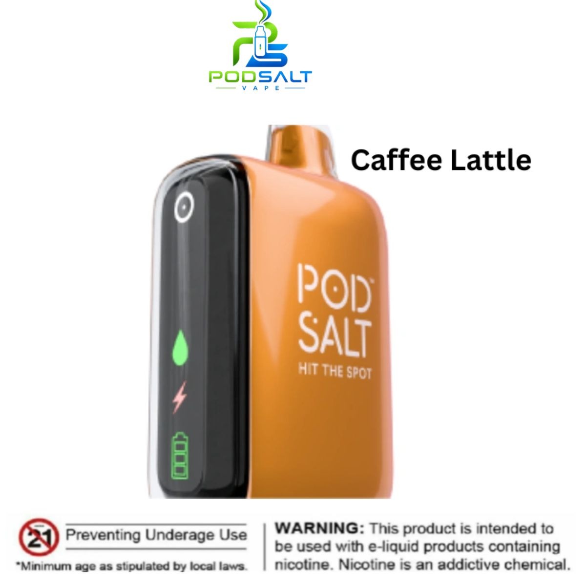 Pod Salt 15000 Puffs Caffe Latte Salt 15000 Puffs Caffe Latte
