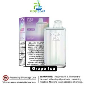 Pod Salt Pearl Pro 10000 Puffs 20mg Grape Ice