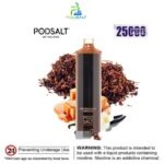 Pod Salt Onyx Cloud 25000 Puffs Butterscotch Tobacco