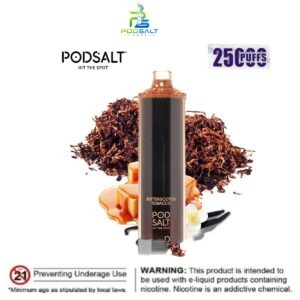 Pod Salt Onyx Cloud 25000 Puffs Butterscotch Tobacco
