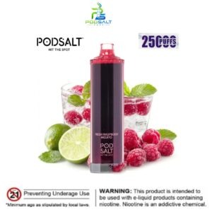 Pod Salt Onyx Cloud 25000 Puffs Fresh Raspberry Mojito