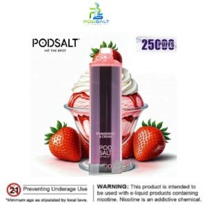 Pod Salt Onyx Cloud 25000 Puffs Strawberries & Cream