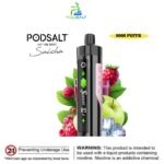 Pod Salt Shisha 8000 Puffs Frozen Apple Raspberry