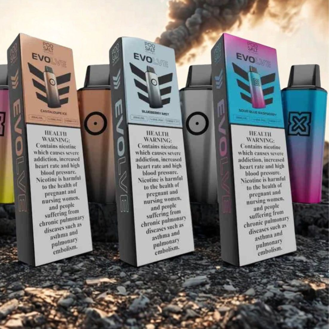 POD SALT EVOLVE 6000 Puffs Disposable Vape POD SALT EVOLVE 6000 Puffs