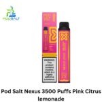 Pod Salt Nexus 3500 Puffs Pink Citrus lemonade