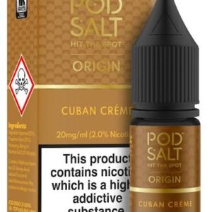 Pod Salt Tobacco Series Saltnic 20mg Cuban Crème